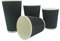 We Can Source It Ltd – 8oz Disposable Kraft Ripple Paper Cups – Insulated Black Paper Cups with 3 Ply Construction – 100% Compostable Recyclable – for Tea, Coffee, Hot Drinks – 1000Pc