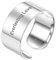 PROSILVER personalisiert Breiter Ring 925 Silber für Männer Frauen - verstellbar hochglanzpoliert Band Ring 10mm breit Offener Ring Name Texte Gravur Schmuck Accessoire für Mädchen Jungen