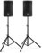 Power Dynamics PD410A Enceintes Bluetooth 1600W avec Pieds - Un Kit Idéal pour Les Professionnels et pour Animer Vos Soirées