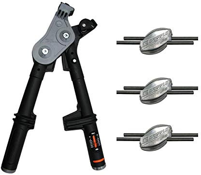 Gripple Plus Medium Starter Pack | 25 Joiners & 25 T-Clips | Torq Tool | Medium Gripples and T Clips | Wire Joining & Tensioning Kit