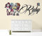 Wandtattoo MONSTER HIGH Cartoon PERSONALISIERTE WANDSTICKER Mädchen Schlafzimmer Aufkleber Kunst