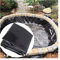 GDMING Flexible Teichfolien, Durchstoßfestigkeit Wasserdicht PVC-Membran, 0.5mm Verdicken Plane Blatt, Zum Garten Landschaftsbau Pools Brunnen, 49 Größen (Color : Black, Size : 3x9m)