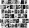 50-teiliges schwarz-weißes Foto-Wand-Collage-Set, ästhetisches Bild, indische Raumdekoration,VSCO-Poster for Schlafsaal, Wandkunstdrucke for Mädchen und Jungen,Schlafzimmer-Dekor for Creatur-Liebhaber