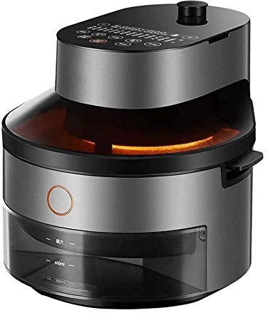 NCRD Friteuse Air avec écran Tactile numérique LCD, airfryer 5,5qt, contrôle de la température 180-400 ° F Auto Arrêtez Les friteuses d'air XL Taille de la Famille XL