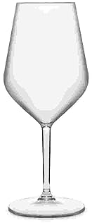WAF RucBicchieri Set 6 CALICI Vino/Longdrink EVENT TASTING BLOWN STEMGLASS 47 cl. INFRANGIBILI, in Tritan (Plastica Rigida), BPA-Free, Riutilizzabili e Lavabili in Lavastoviglie (Trasparente)