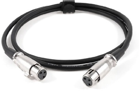 Ruilogod 4.9ft femelle à femelle F/F Câble XLR Microphone
