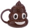 Caribou Living Emoji Poo Poop Neuheit lustige Keramiktasse 450 ml für heiße Getränke, Tee, Kaffee, heiße Schokolade
