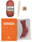 myboshi Strickset Socken Spokane, Strickset für Anfänger, inkl. mysocks, 4-fädige Sockenwolle, Nadelspiel, Anleitung, Label, 75% Schurwolle, 25% Polyamid Rot (Knudsen) mit Nadelspiel