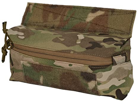 tactifans Dangler Pouch Mini Drop Pouch Sack Pouch Abdominal Fanny Pack with Hook and Loop YKK Zipper Tourniquet Holder for Vest Chest Rig