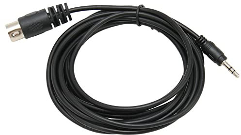 Cable DIN de 7 Pines Macho a 3, 5 Mm, Protector de PVC de Caucho Ultra Flexible, Cable AUX Estéreo Trenzado, MP3 Compatible, Computadora, para Teléfonos Android para Transmisión de Sonido y Video