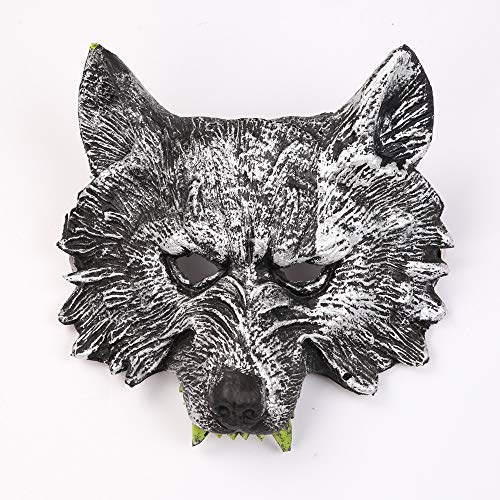 ZENAHA Halloween Dekorative Werwolf Maske Handschuhe Kombination Konfiguration Von Territorium Teufel Make-up Tanz Requisite Hat Maske