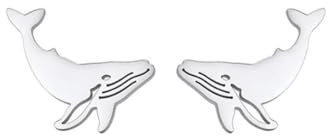 Kleiner Wal Ohrstecker Edelstahl Frauen Mädchen Ohrring Mode Ozean Meerestiere Schmuck Geburtstagsgeschenk