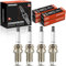 Frankberg 4x Zündkerze Zündkerzen Kompatibel mit Aveo Schrägheck T300 1.4L 2013-2023 Astra J Caravan J 1.4L 2012-2015 Corsa D S07 1.4L 2012-2014 Replace# IFR7X7G