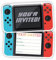 ZELAITE Video Gamer Invitations, 12PCS Gaming Party Supplies Fill-in Invitations with Envelopes for Girls and boys Birthday party (E)