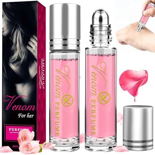 ELF-GRETTER 2 Stück Pheromone Parfum Woman Damen, Pheromon Parfüm, Parfüm Frauen, Tragbarer Duft Frauen, Ziehen Männer und Erzielen Einen Lang Anhaltenden Duft