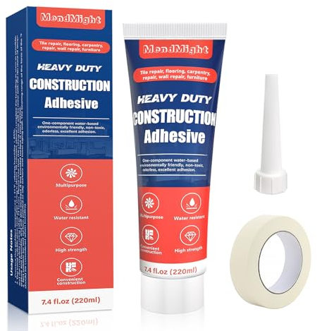 7.4 oz - Pegamento Azulejos, Azulejos Adhesivo de Montaje, Adhesivo para Azulejos para Interior y Exterior,Pegamento Gresite Piscina Bajo el Agua, Tile Adhesive Glue, Para Baños, Cocinas, Paredes