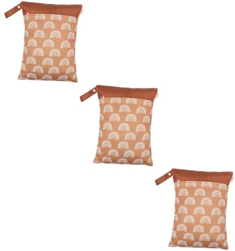 ifundom 3stücke Windeltaschen Organizer Wasserdichter Wickelrucksack Mit Zwei Fächern Für Unterwegs Praktische Aufbewahrung Für Kinderwagen Und Babybett Für Neue Eltern