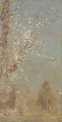 PSVDCTOO vintage Murale Tableau Impressions d'art Mural l'Arbre Rouge d'Odilon Redon Posters et Art Pour Décoration Chambre 60x90cm