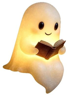 Garten Stadl Nachtlicht Weihnachtsgeist – Ein kleiner Geist, der Wärme & Licht spendet，Perfekt zum Dekorieren von Bücherregalen, Tischen und Kaminsimsen