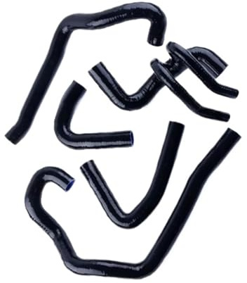 Tubo refrigerante Compatibile Con Citroen Per Saxo Per Vis 16V Motore Intercooler Tubo Liquido Raffreddamento Tubo Radiatore Tubo Dell'acqua In Silicone Parti Di Modifica(Black)