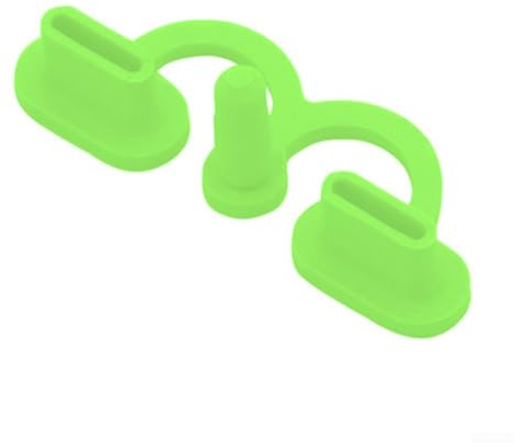 Copertura antipolvere colorata per console portatile R36S con USB-C, porte di ricarica compatibile K36 inferiore per accessori produttivi in TPU (verde)