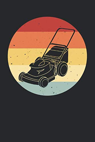 Rasenmäher Notizbuch: Rasenmäher Notizbuch für alle die gerne den Rasen mähen / Notizheft / Notizblock A5 (6x9in) Dotted Notebook / Punkteraster / 120 gepunktete Seiten