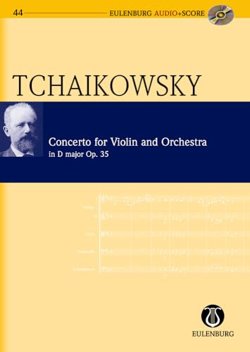 Konzert D-Dur: op. 35. CW 54. Violine und Orchester. Studienpartitur. (Eulenburg Audio+Score)