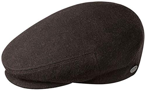 Bailey of Hollywood Men's Lord Wool Twill로드 울 트윌 Newsboy Cap, Chestnut Twill, M
