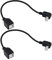 SinLoon 2 Pack 90 Degree USB 2.0 Type-B Printer Cable USB 2.0 B Female to Type-B Male Printer Short Extension Cable for Printer,Scanner, Mobile HDD and More (UP 2)