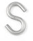 MASIDEF Gancio Zincato A S D 6 Mm Pezzi 4