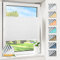 Magiea Plissee ohne Bohren verdunkelung, Thermo Plisseerollo Klemmfix, Weiß 35x140cm(BxH), Verdunklungsplissee 100% lichtundurchlässig, Faltrollo für Fenster, Sichtschutz Sonnenschutz