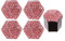 ihreesy 20 Stück Universal 17mm Radmutterkappe,Bling Bling Radmutterkappe Sechskantschutz Auto Radmutter Schraubenschutzkappe Kappen Mutter Radmutter Kappe Abdeckungen Abdeckkappe,Rosa