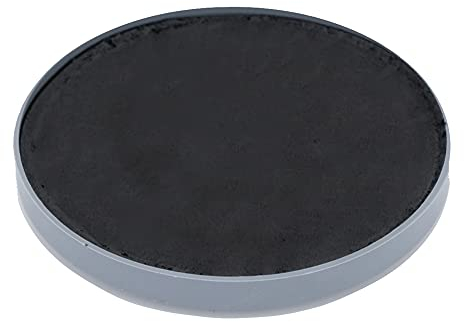 Grimas Water-Make-Up, 25ml Wasserschminke, Farbe schwarz 101, professionelle Körperfarbe, schnelltrockend und sehr hautschonend, ideal fürs Kinderschminken, Karneval und Halloween, auf Wasserbasis
