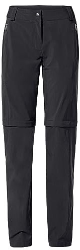 VAUDE Damen Women's Farley Stretch Zo T-zip Pants Ii Hose, Schwarz, 50 Kurz EU