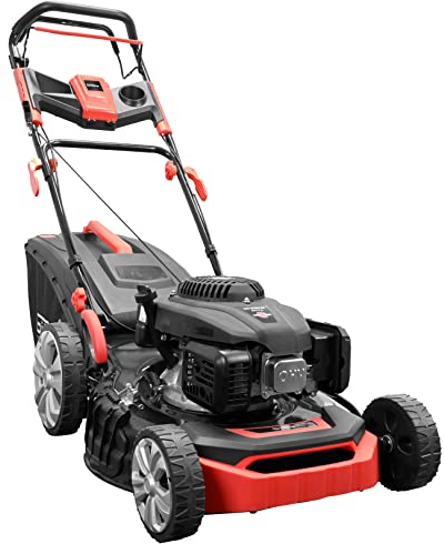 Güde Tondeuse à gazon Big Wheeler 514.7 R (moteur 4 temps Power-Engine S 592 V, puissance du moteur : 3,5/4,8 kW (kW/PS), largeur de coupe : 50,8 cm, entraînement de roue, sac de ramassage de 60 l