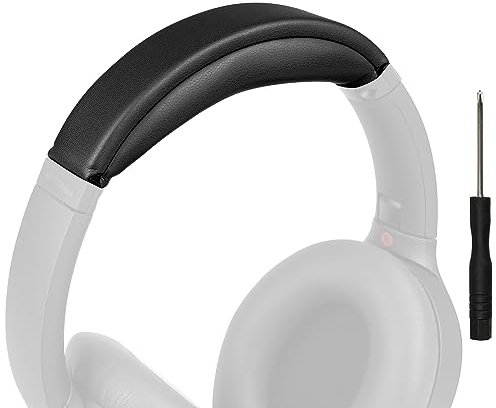 SOULWIT Replacement Headband Pad Kit for Sony WH-1000XM4 (WH1000XM4) Headphones, Easy DIY Installation (Black)