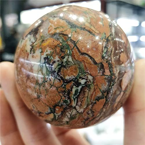 AUOQKQUT Startseite Phoenix Tail Achat Kugeln Kristalle Natursteine ​​Deko Kugeln Haus Dekoration (Size : 6.5-7cm)