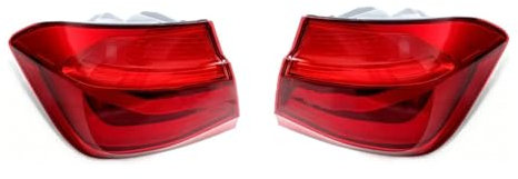 APARC Auto Heckleuchten für BMW 3 Series F30 LCI 2013-2018, Wasserdichtes Rücklicht Rückleuchte Baugruppe Rücklichter Ersatz Zubehör,A/Pair