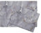 SaRani Set Coprifuochi + Copriforno Imbottito Fantasia Marmo Venature Oro Arredo Cucina (Grigio)