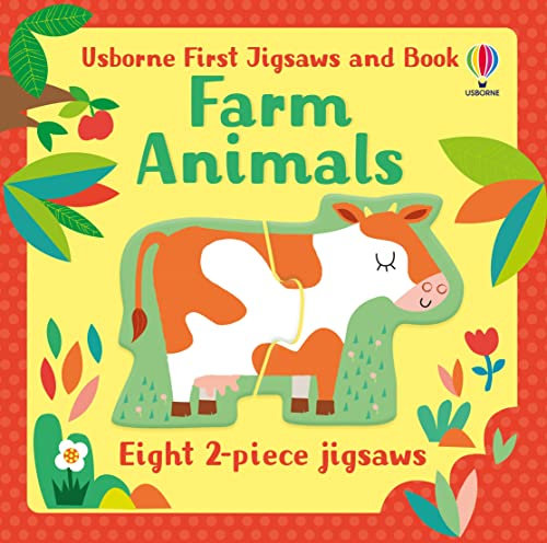Usborne First Jigsaws: Farm: 1 (Usborne First Jigsaws and Book)