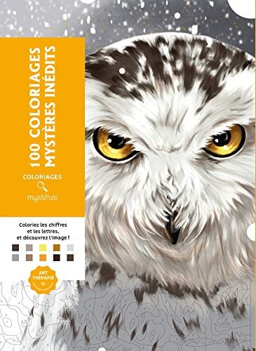 Coloriages mystères - 100 coloriages mystères inédits: Colorie les chiffres et les lettres, et découvre l'image