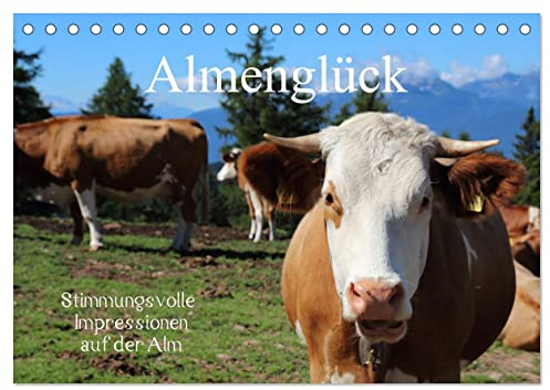 Almenglück (Tischkalender 2026 DIN A5 quer), CALVENDO Monatskalender: Stimmungsvolle Impressionen auf der Alm (CALVENDO Natur)