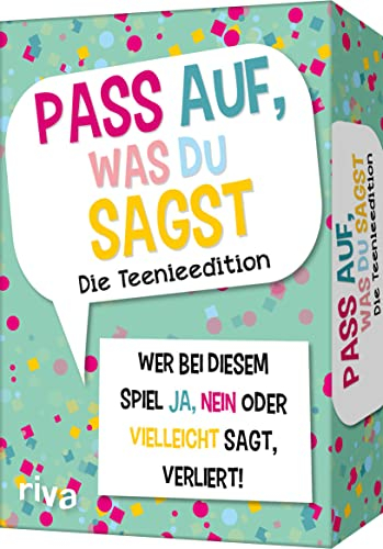 Pass auf, was du sagst – Die Teenieedition: Wer bei diesem Spiel »Ja«, »Nein« oder »Vielleicht« sagt, verliert! | Geschenk zum Geburtstag. Ab 12 Jahren