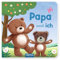 TRÖTSCH - Fingerpuppenbuch Papa und ich | Liebevoll gestaltetes Vorlesebuch mit niedlicher Fingerpuppe: Mitmachbuch für gemeinsames Vorlesen und spielerische Sprachförderung | Ab 0 Jahren