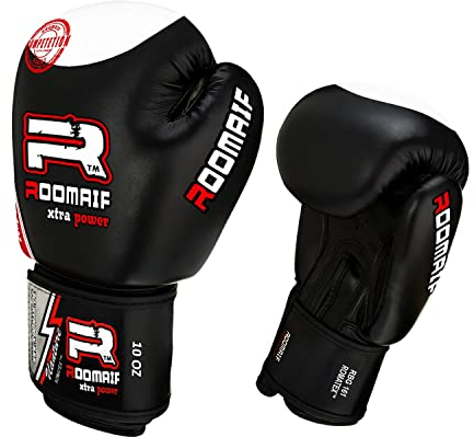 Boxhandschuhe (Schwarz, 12 OZ)