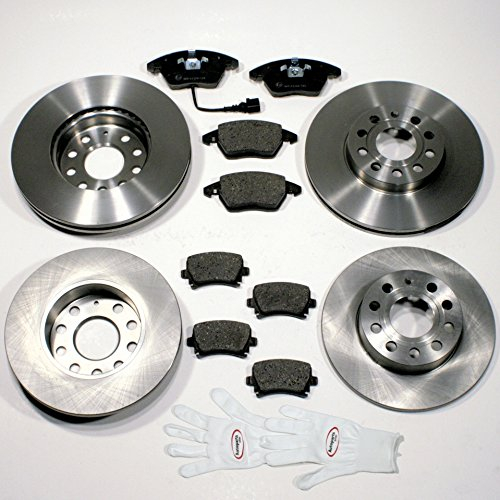 Autoparts-Online Set 60006882 Bremsscheiben 1LJ 1KU / Bremsen + Bremsbeläge für vorne + für hinten