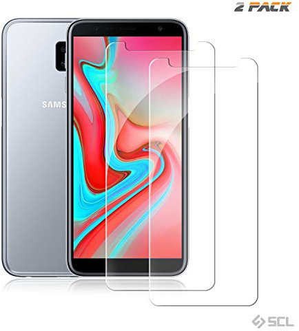 Samsung Galaxy J4 Plus(2018) Verre trempé, en Verre trempé pour Samsung Galaxy J4 Plus(5.6 Pouces) (2-Pack), Film de Verre 2.5D à Bords arrondis, Anti-Rayures, Anti-Traces de Doigts, sans Bulles