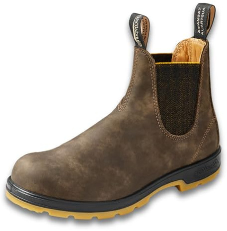 Blundstone Unisex Classic 550 Series Chelsea Boot, Rustic Brown, 8.5 UK