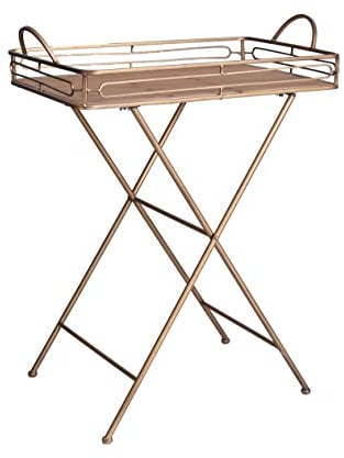 Beistelltisch Kaffeetisch Tablett Tisch Vintage Eisentisch Küchentisch 66 cm Dekotisch GMF009 Palazzo Exklusiv