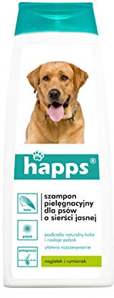Bros Happs Hundeshampoo Pflegeshampoo für Hunde Fellpflege 200ml (Für Hunde mit hellem Fell)